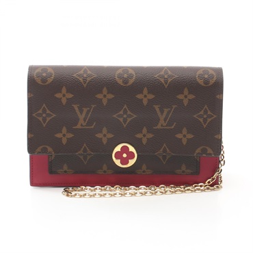 LOUIS VUITTON Portefeuille Fleur Chain Shoulder Bag M69578 Monogram leather LV