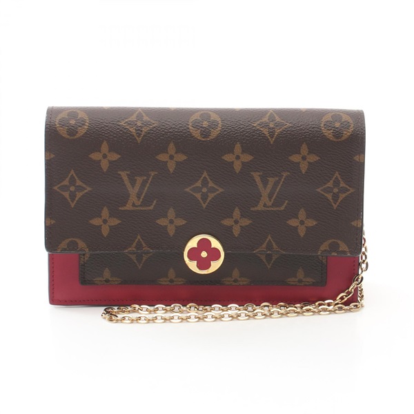 LOUIS VUITTON Portefeuille Fleur Chain Shoulder Bag M69578 Monogram leather LV