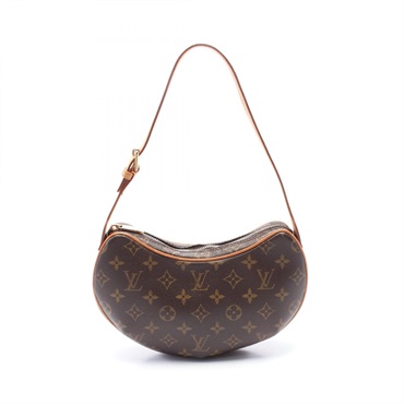 LOUIS VUITTON Pochette croissant Shoulder Bag M51510 Monogram leather Brown Used