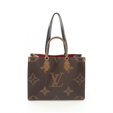 LOUIS VUITTON On the Go MM Tote shoulder Bag M45321 Monogram Giant Reverse LV