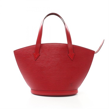 LOUIS VUITTON Saint jacques Hand bag M52277 Epi leather Castilian red Used