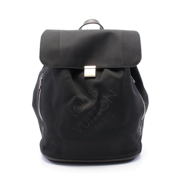 LOUIS VUITTON Pionnier Rucksack Backpack M93057 Damier Jean leather Nylon noir