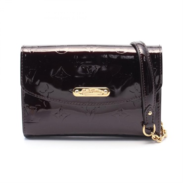 LOUIS VUITTON Bel Air Shoulder crossbody Bag M93613 Vernis Amarrante Used LV