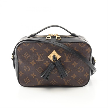 LOUIS VUITTON Saintonge Shoulder crossbody Bag M43555 Monogram leather noir LV