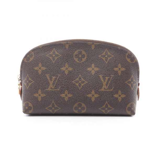 LOUIS VUITTON Pochette Cosmetic Pouch bag M47515 Monogram canvas Brown Used LV