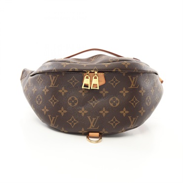 LOUIS VUITTON Bum Waist belt shoulder bag M43644 Monogram leather Brown Used