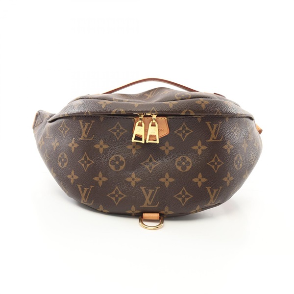 LOUIS VUITTON Bum Waist belt shoulder bag M43644 Monogram leather Brown Used