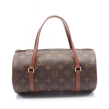LOUIS VUITTON Papillon 26 old Hand shoulder bag M51366 Monogram leather Brown LV