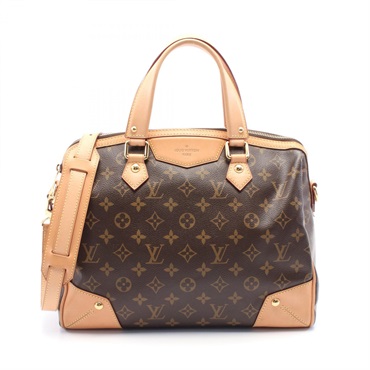 LOUIS VUITTON Retiro PM 2way shoulder Hand bag M40325 Monogram leather Brown LV