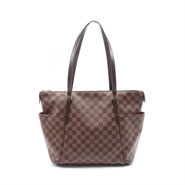 LOUIS VUITTON Totally MM Tote shoulder Bag N41281 Damier leather Ebene Used