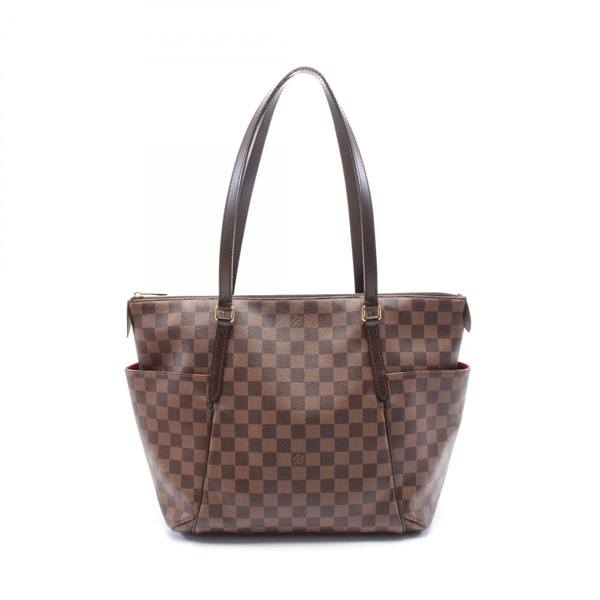 LOUIS VUITTON Totally MM Tote shoulder Bag N41281 Damier leather Ebene Used