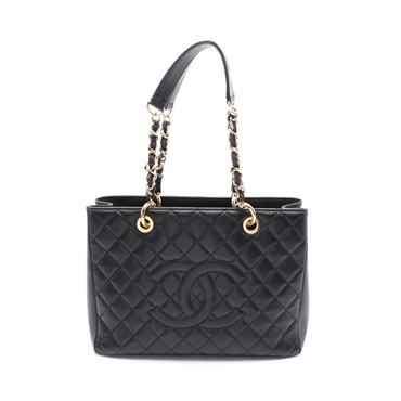 CHANEL Matelasse Grand Shopping GST Tote chain shoulder Bag A50995 leather GHW