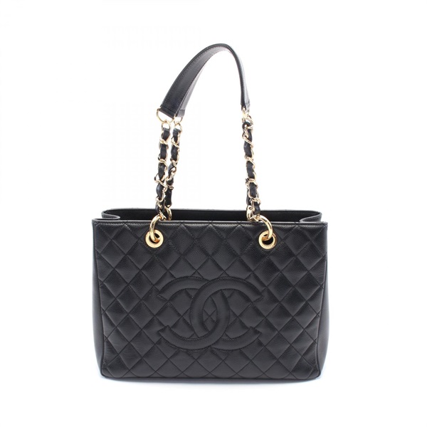 CHANEL Matelasse Grand Shopping GST Tote chain shoulder Bag A50995 leather GHW
