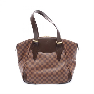 LOUIS VUITTON Verona GM Shoulder Bag N41119 Damier canvas Ebene Used Women LV