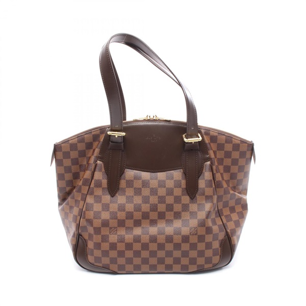 LOUIS VUITTON Verona GM Shoulder Bag N41119 Damier canvas Ebene Used Women LV