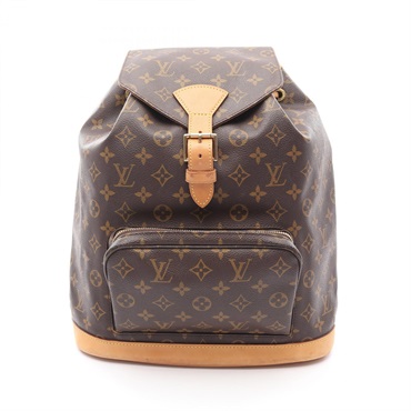 LOUIS VUITTON Montsouris GM Rucksack Backpack M51135 Monogram canvas Used Women