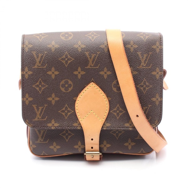 LOUIS VUITTON Cartouchiere MM crossbody Shoulder Bag M51253 Monogram Used LV