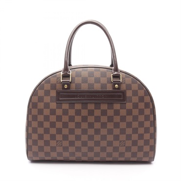 LOUIS VUITTON Nolita Handbag N41455 Damier canvas leather Ebene Used Women LV