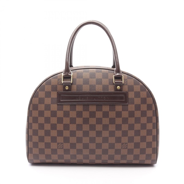 LOUIS VUITTON Nolita Handbag N41455 Damier canvas leather Ebene Used Women LV
