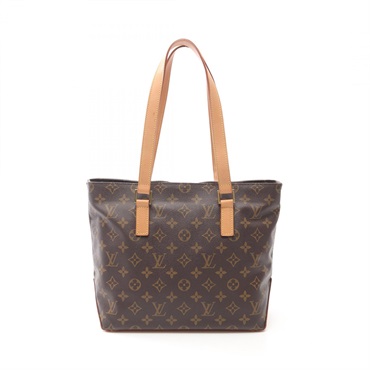 LOUIS VUITTON Cabas Piano Shoulder Tote Bag M51148 Monogram Canvas Used LV