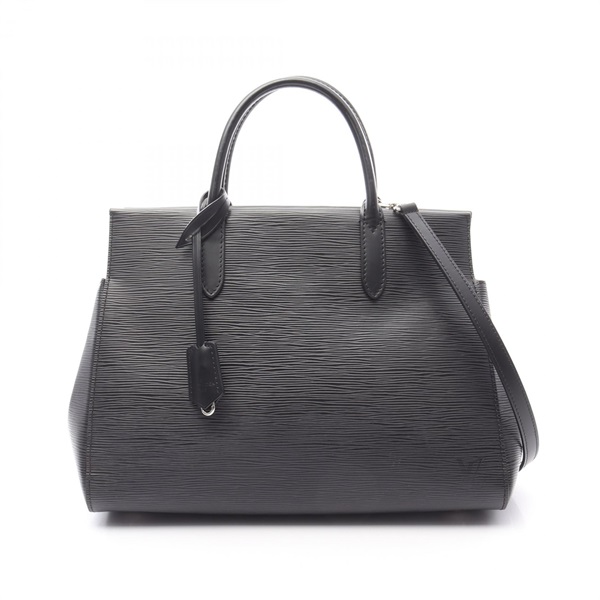 LOUIS VUITTON Marly MM 2Way Shoulder Handbag M94612 Epi Leather Black Used LV