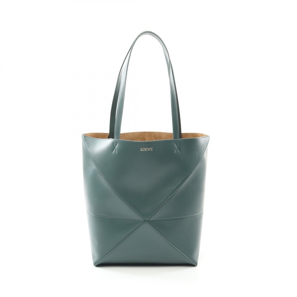 LOEWE PUZZLE TOTE Bag MEDIUM Hand A657G50X014535 leather Green NEW Women