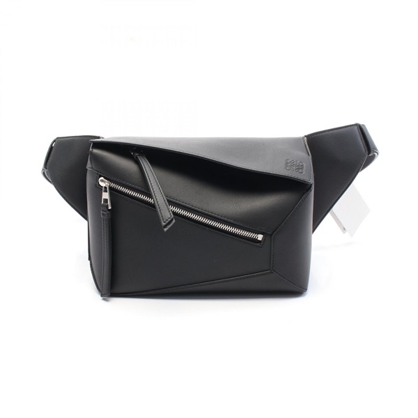 LOEWE Puzzle Small Fanny Pack Waist bag B510SEBX021100 leather Black NEW women