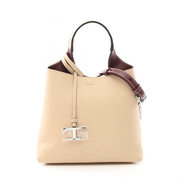 TOD'S Shoulder Handbag XBWAPAA9100QNK6O44 leather Beige NEW Women