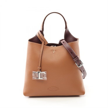 TOD'S Shoulder Handbag XBWAPAA9100QNK9P13 leather Brown NEW Women