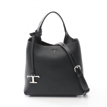 TOD'S Shoulder Handbag XBWAPAA9100QNKB999 leather Black NEW Women