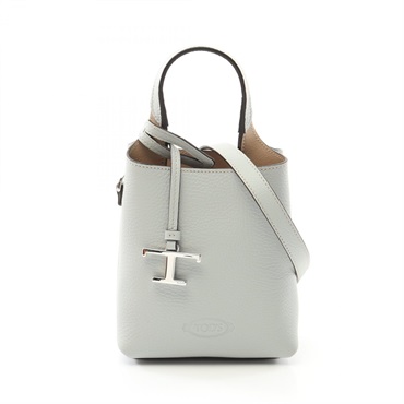 TOD'S micro Shoulder Tote Handbag XBWAPAT9000QRI2L65 leather Blue NEW Women