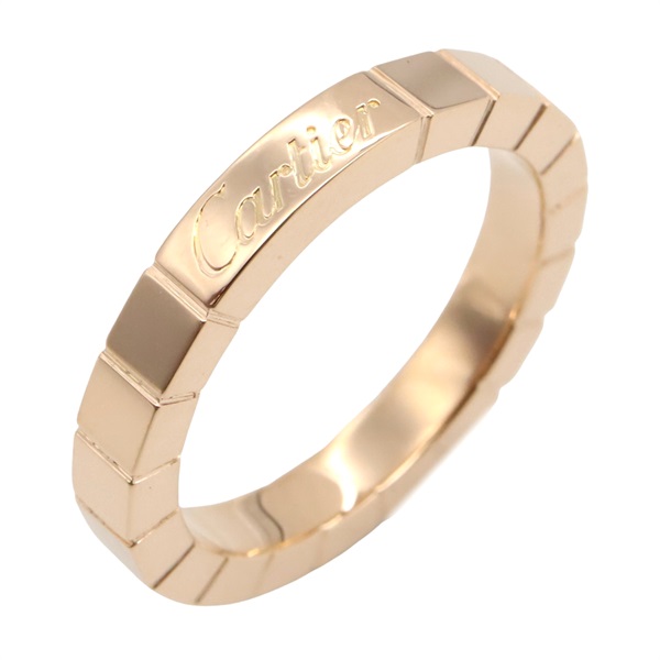 CARTIER Lanieres Ring 18KPG Pink Rose Gold Used women US size 4.75 #49 women