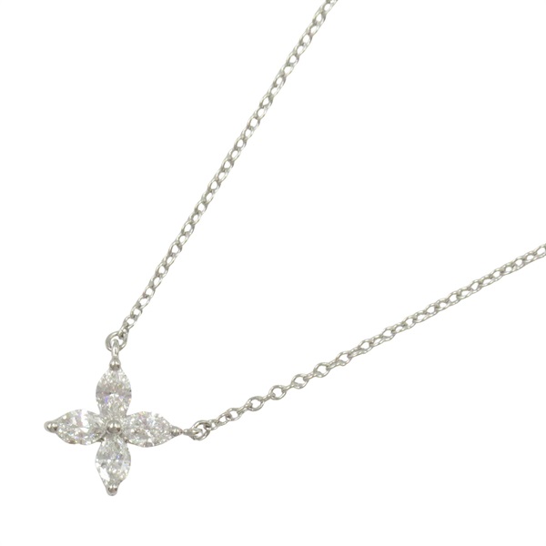 TIFFANY＆CO Victoria Diamond Necklace pendant Pt950 Platinum Used women
