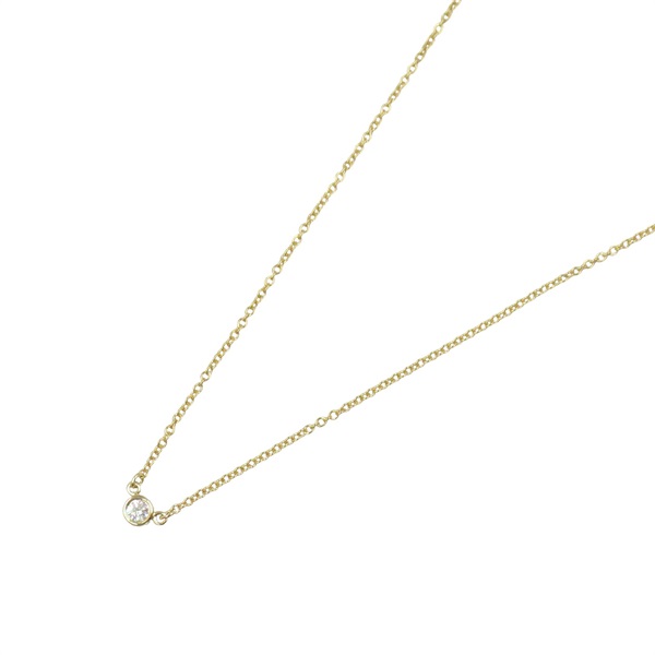 TIFFANY＆CO By the Yard Diamond Necklace 18KYG Yellow Gold Used women