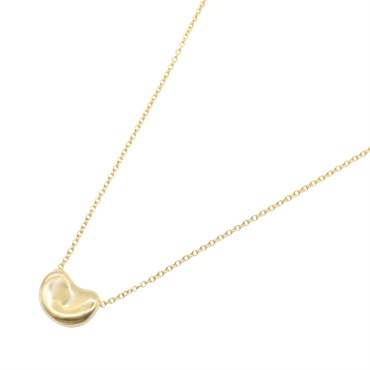 TIFFANY＆CO Bean Necklace Pendant 18KYG Yellow Gold Used women