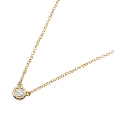 TIFFANY＆CO By the Yard Diamond Necklace 18KPG Pink Rose Gold Used women