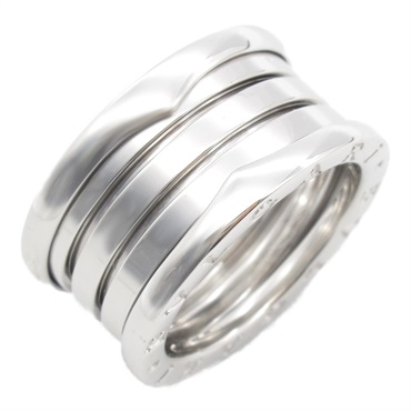BVLGARI B-zero1 ring 4 bands 18KWG White Gold Used unisex US size 6.5 #53