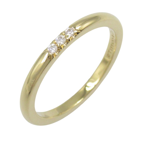 TIFFANY＆CO Forever Wedding 3P Diamond Ring 18KYG Gold Used US size 5.25 women