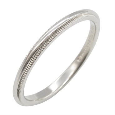 TIFFANY＆CO Milgrain Ring Pt950 Platinum Used unisex US size 8.5