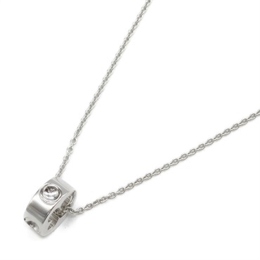LOUIS VUITTON Pendentif empreinte Necklace Pendant 18KWG White Gold Used women