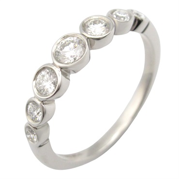 TIFFANY＆CO Jazz Graded Diamond Ring Pt950 Platinum Used US size 5.75