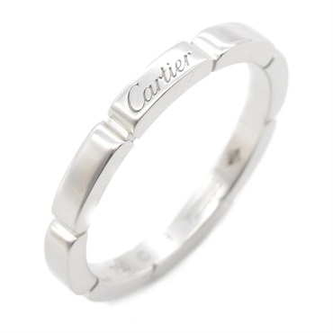 CARTIER Mayon PANTHERE Ring 18KWG White Gold Used unisex US size 8.75 #59