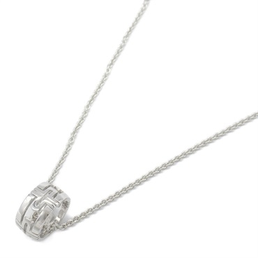BVLGARI Parentesi Necklace Pendant 18KWG White Gold Used unisex