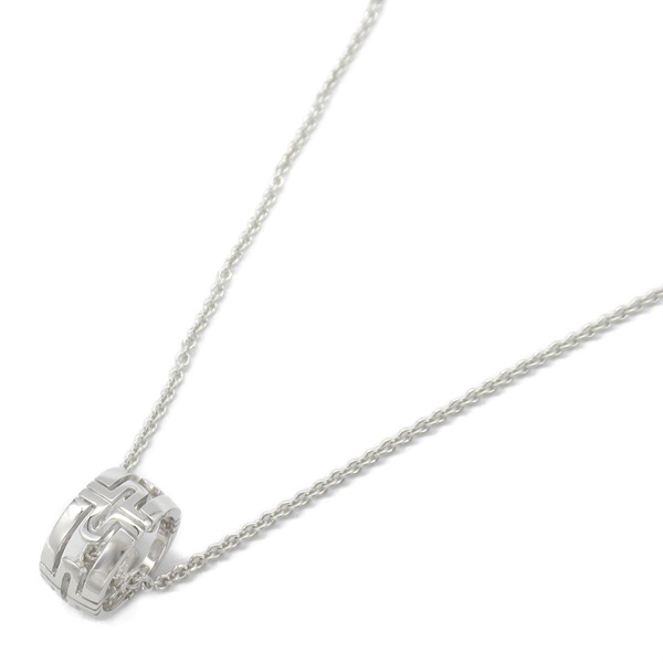 BVLGARI Parentesi Necklace Pendant 18KWG White Gold Used unisex