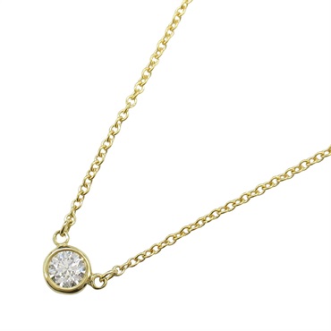 TIFFANY＆CO By the Yard Diamond Necklace 18KYG Yellow Gold Used women