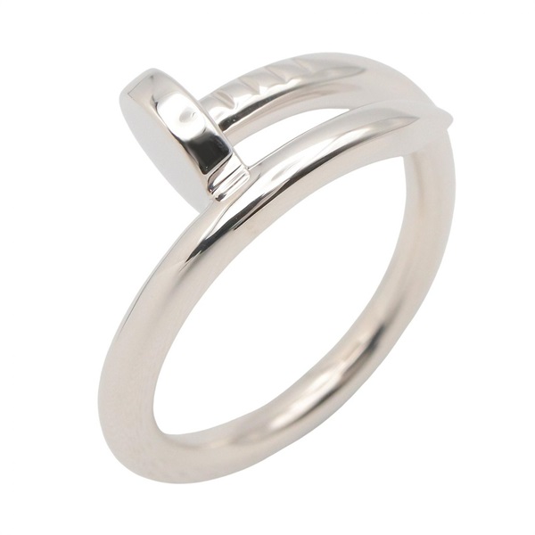 CARTIER Juste un Clou Ring 18KWG White Gold Used unisex US size 7.75 #56