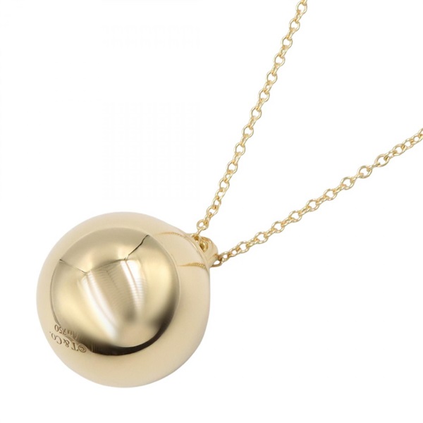 TIFFANY＆CO Hardware ball Necklace pendant 18K Yellow Gold Used