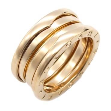 BVLGARI B-zero1 ring 3 bands 18KPG Pink Rose Gold Used unisex US size 5.5 #51