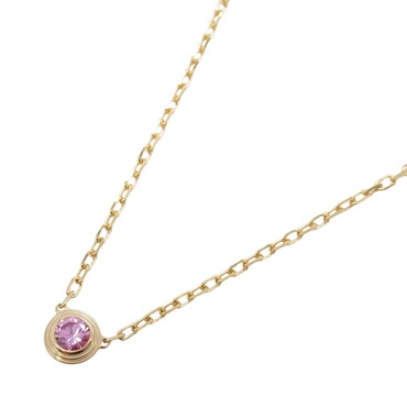 CARTIER D'amour Necklace Pink Sapphire 18KPG Rose Gold Used women