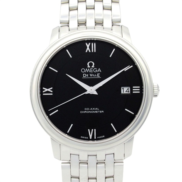 OMEGA De Ville Prestige Wrist Watch 424.10.37.20.01.001 Automatic SS NEW mens